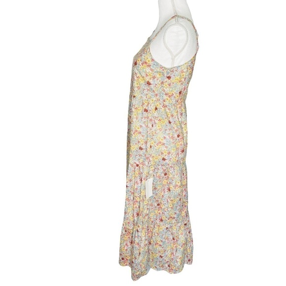 We Are Kindred Tiered Midi Dress White Floral NWT - Picture 5 of 14